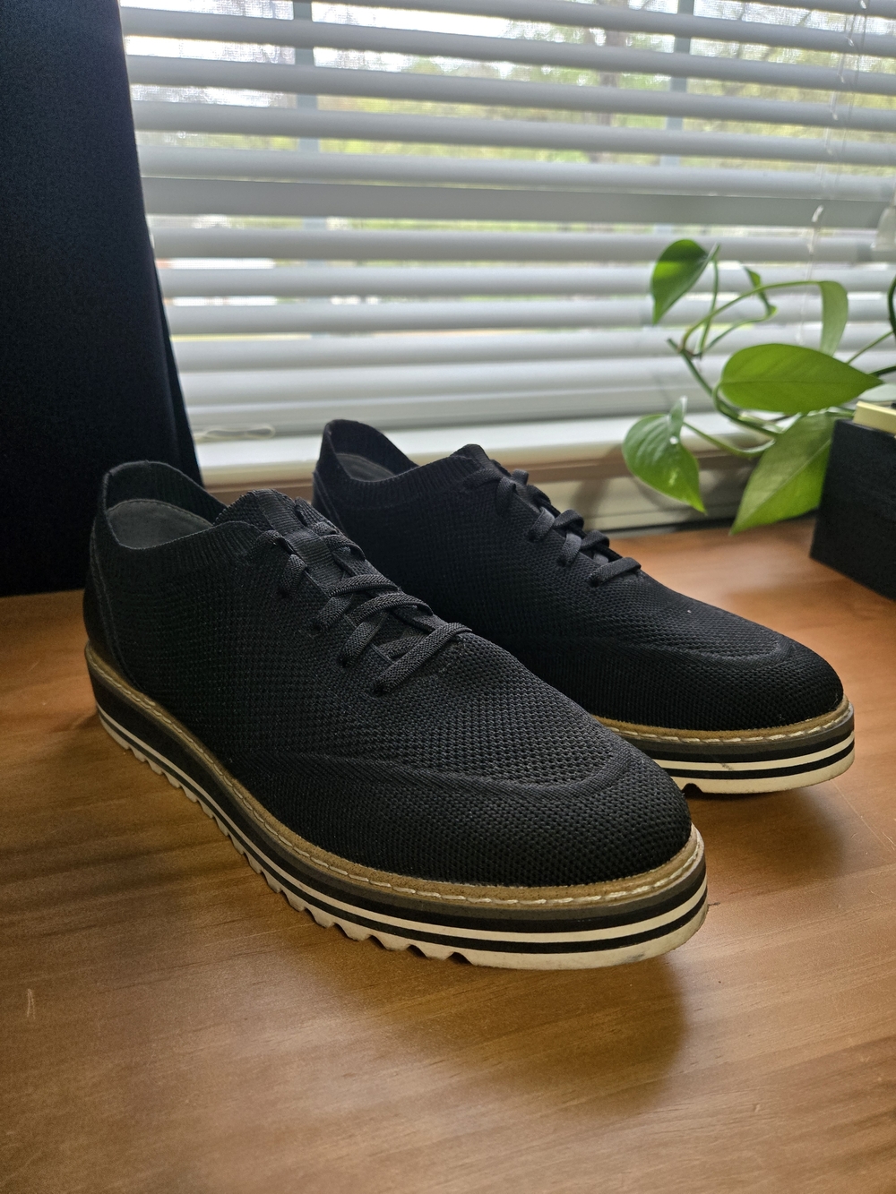 Kelly & Katie Black Slip On dress Shoe